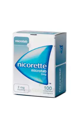 Nicorette Microtab 2 Mg, Comprimé Sublingual 100 à MULHOUSE
